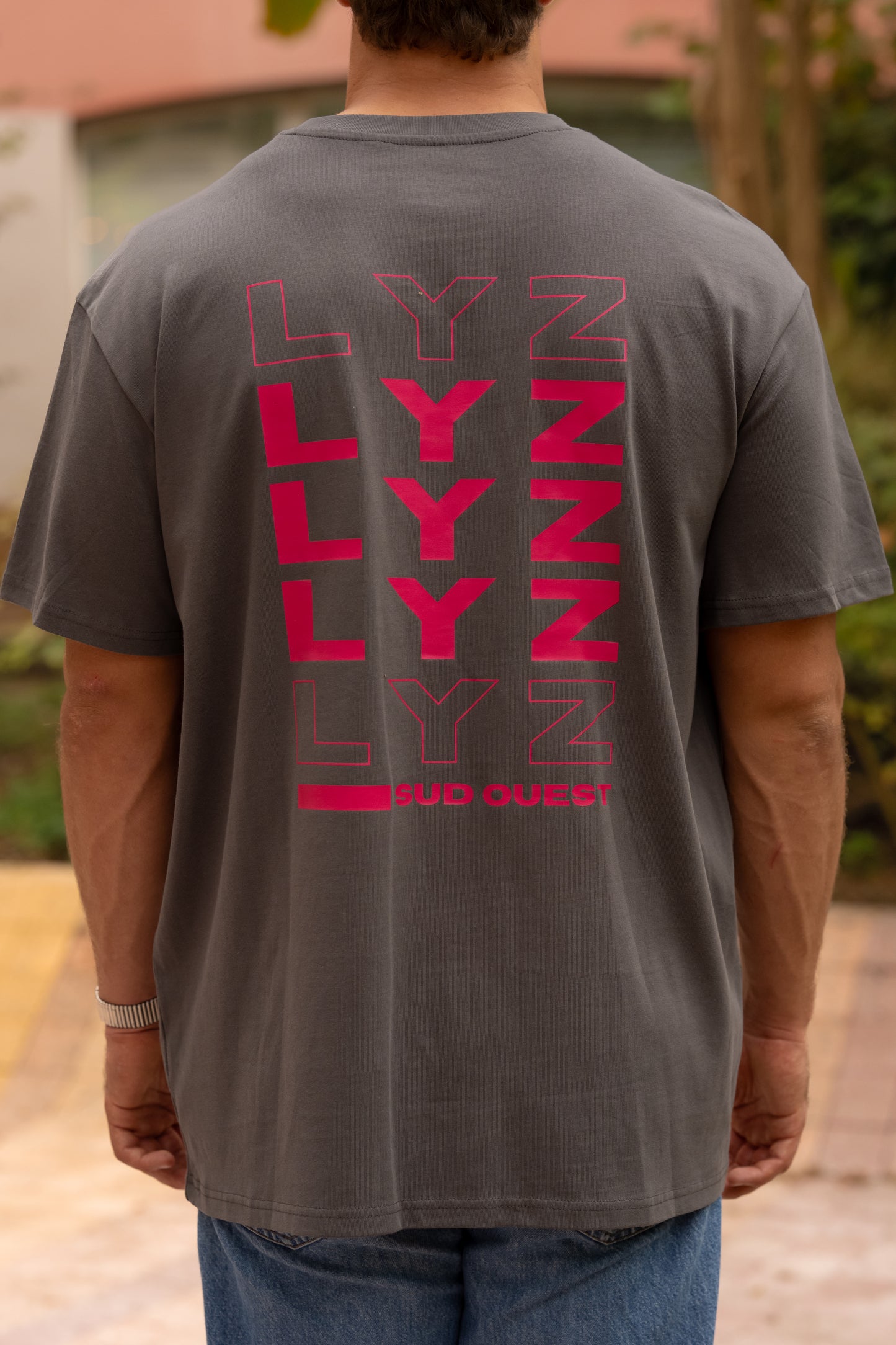 TEE SHIRT HOMME GRIS