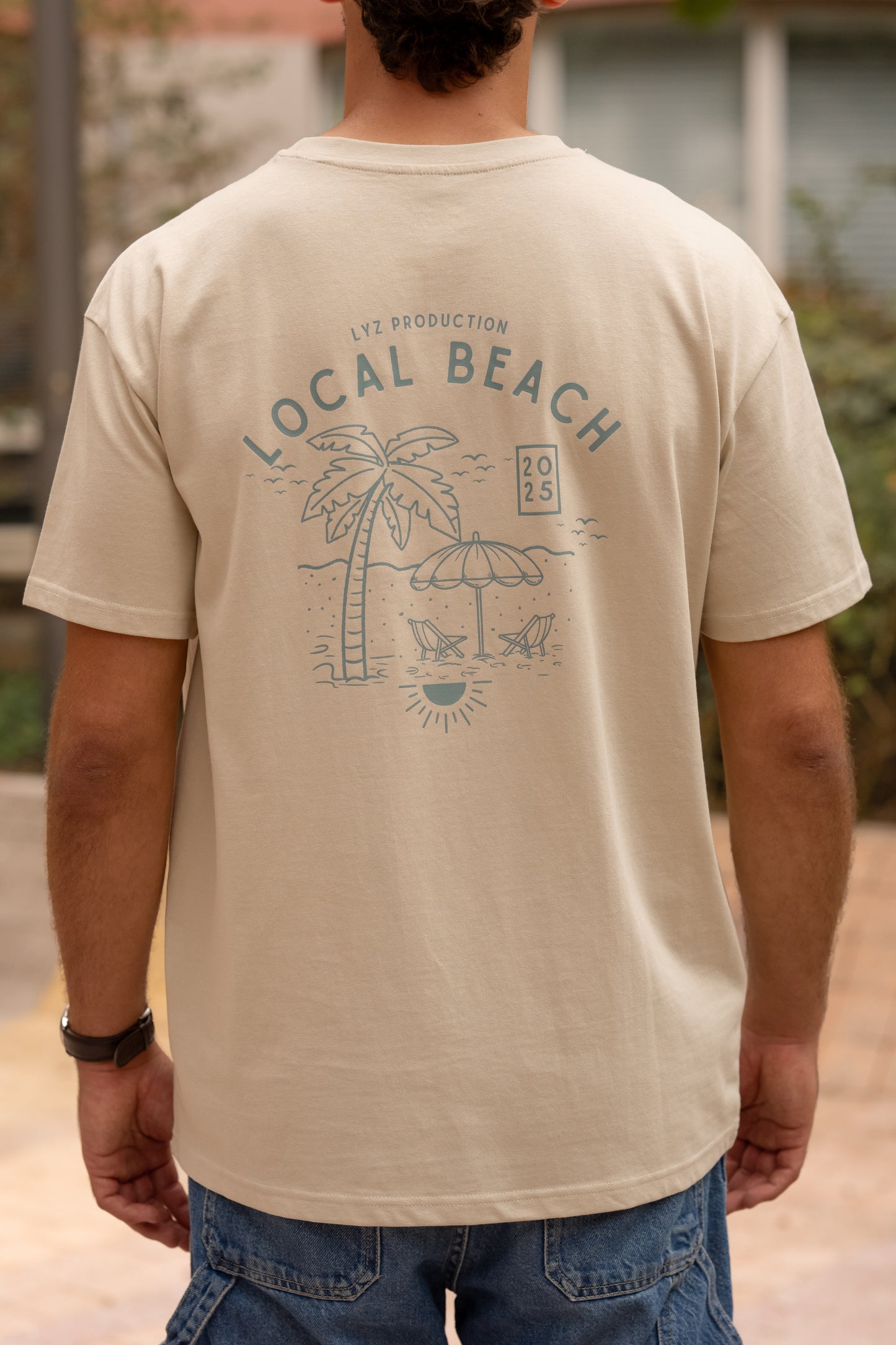 TEE SHIRT HOMME BEIGE