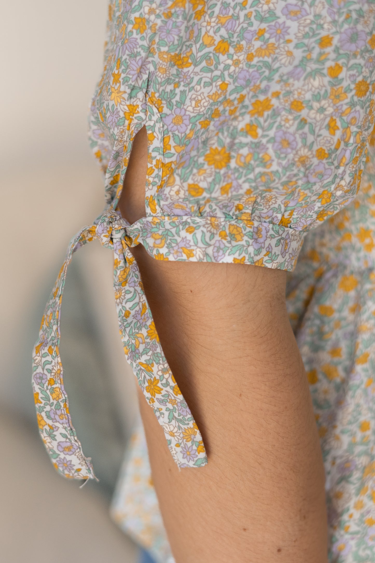 FLOWERED BLOUSE