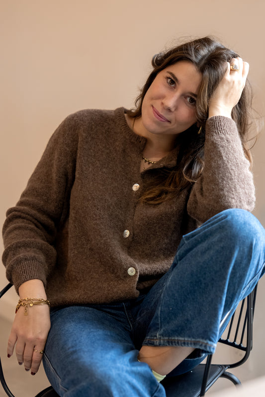 GILET VALENTIN MARRON