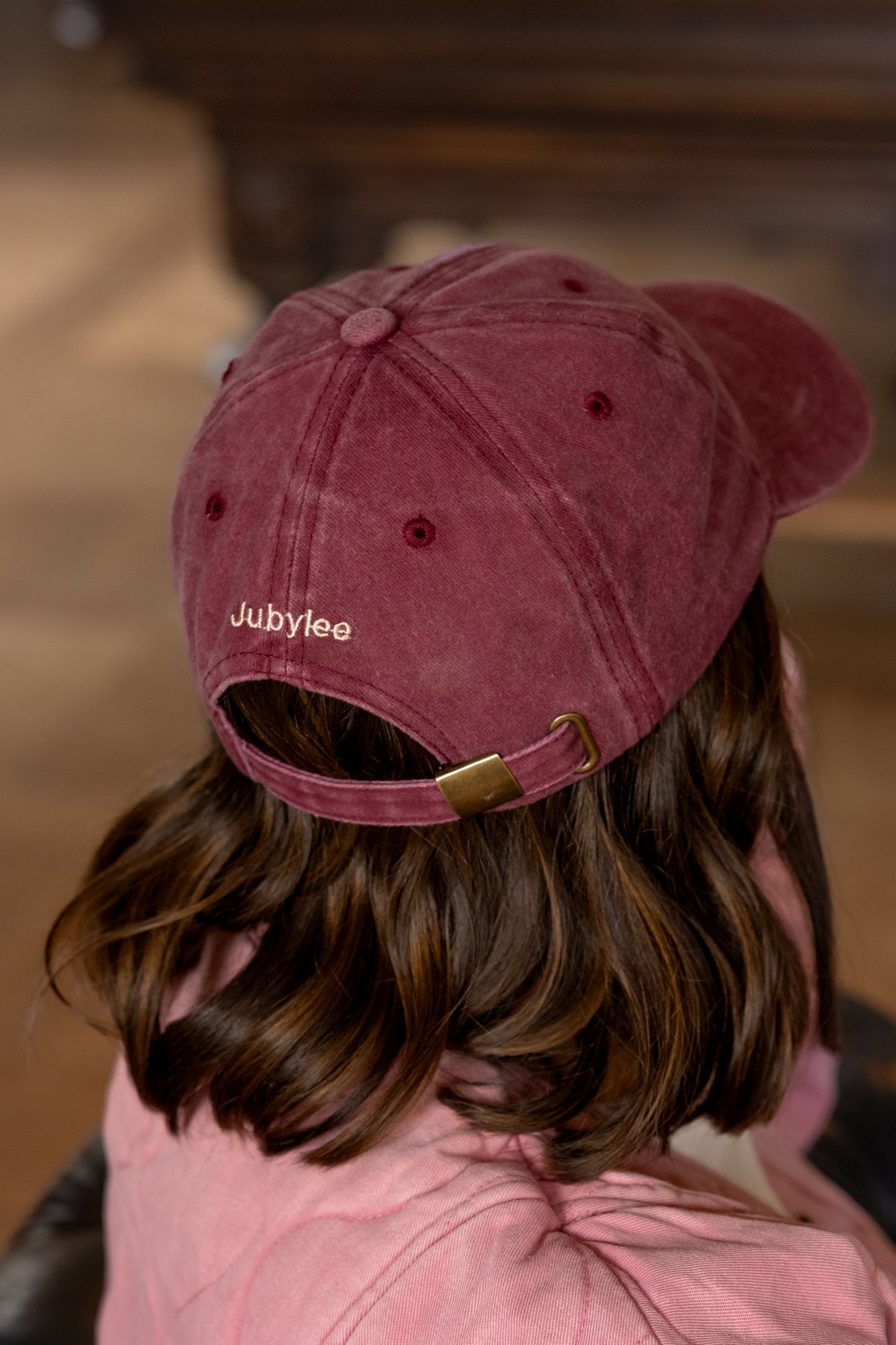 CASQUETTE AMOUR PRUNE