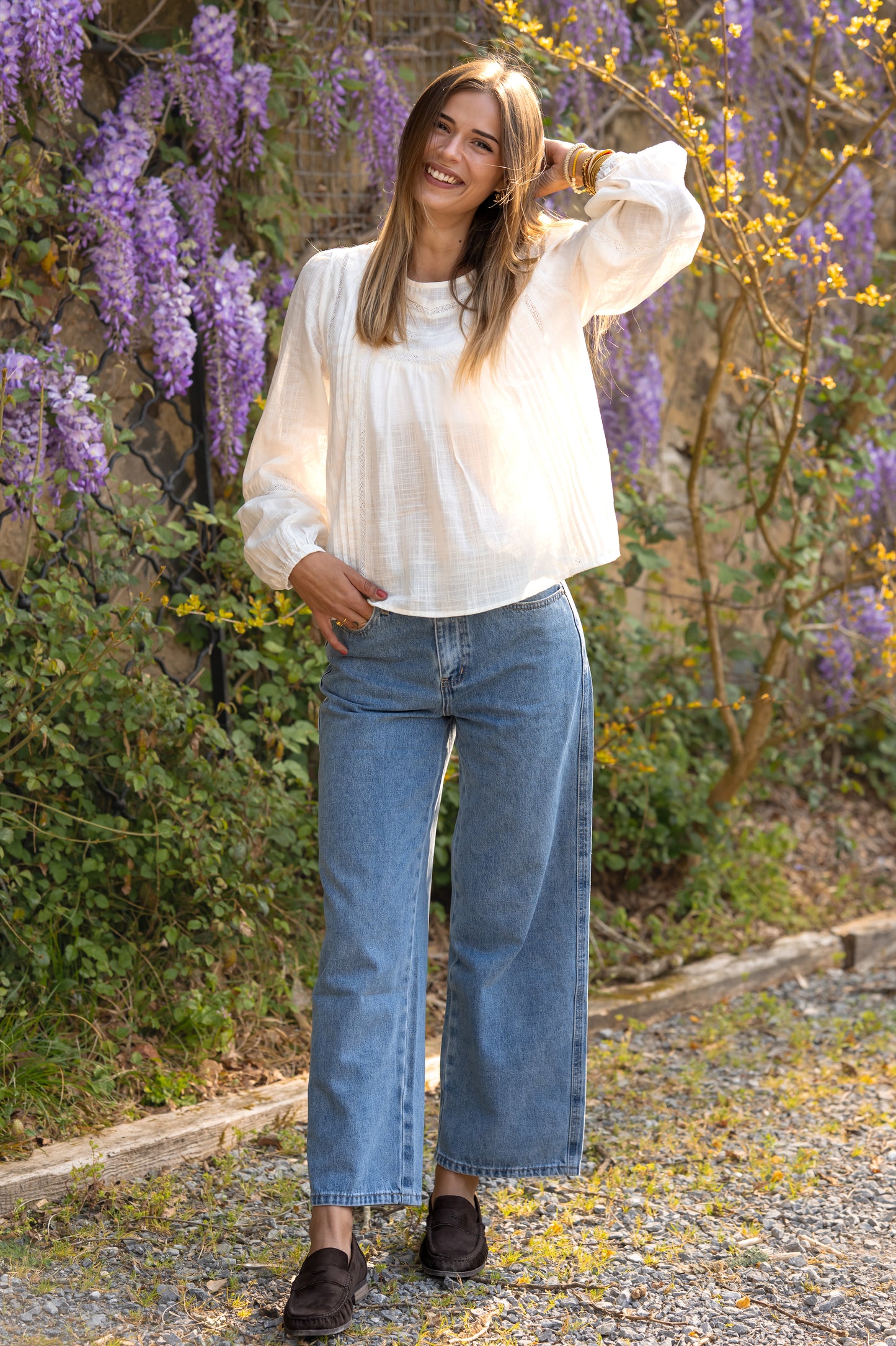 BLUSA DE FLORES
