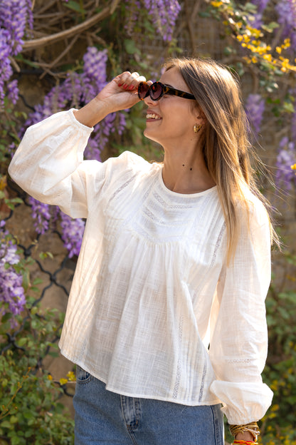 BLUSA DE FLORES