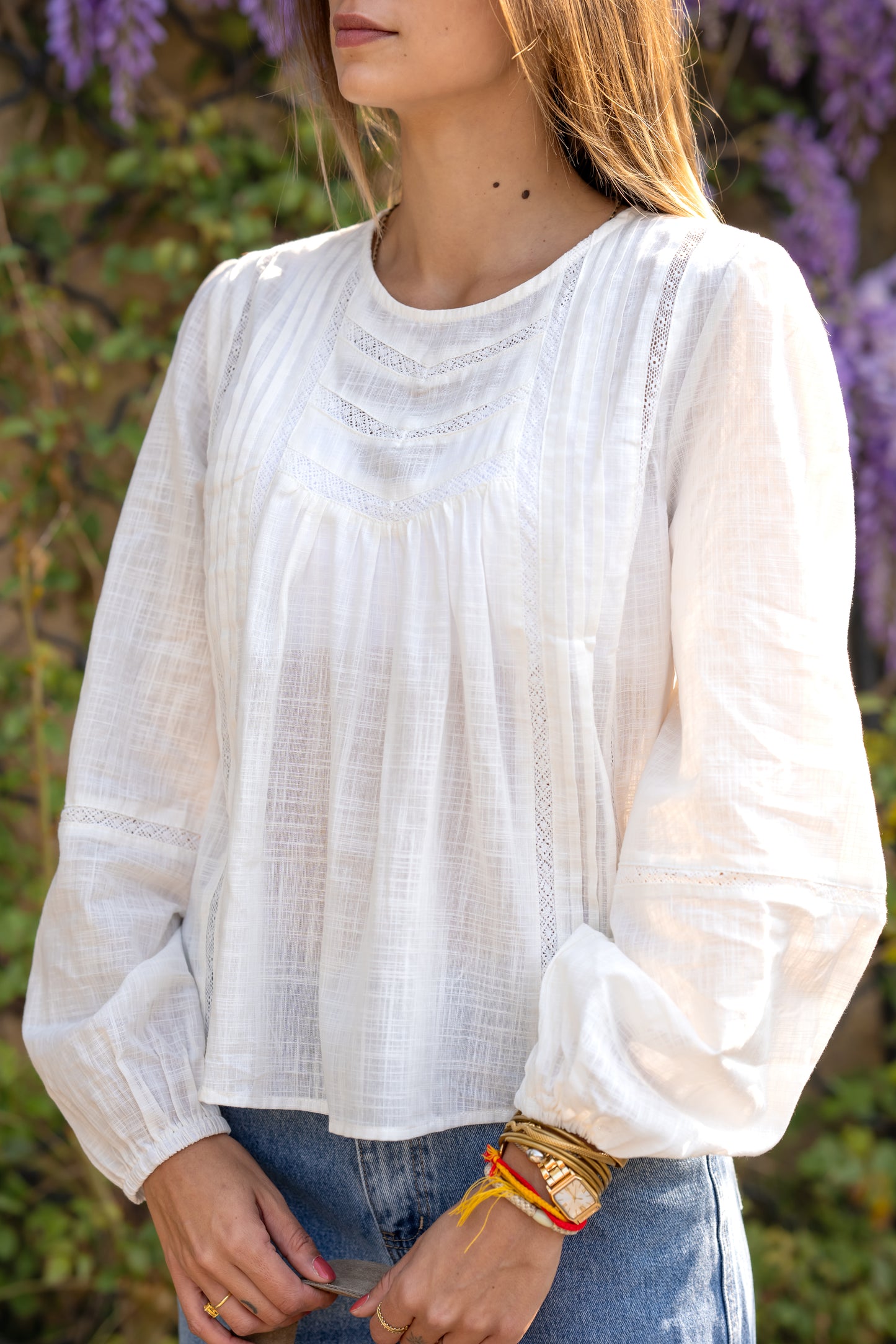 BLUSA DE FLORES