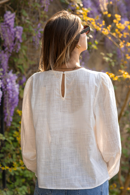 BLUSA DE FLORES