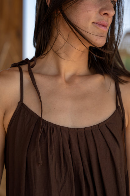 ROBE ALBA MARRON