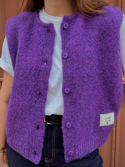 GILET MALO VIOLET
