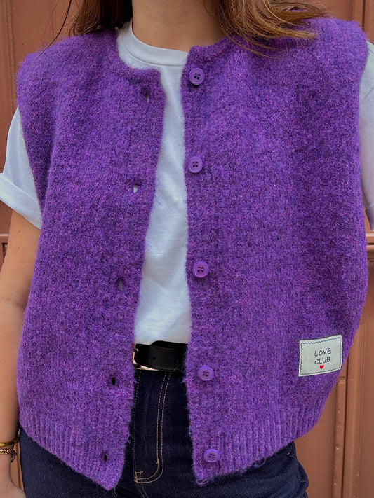 GILET MALO VIOLET