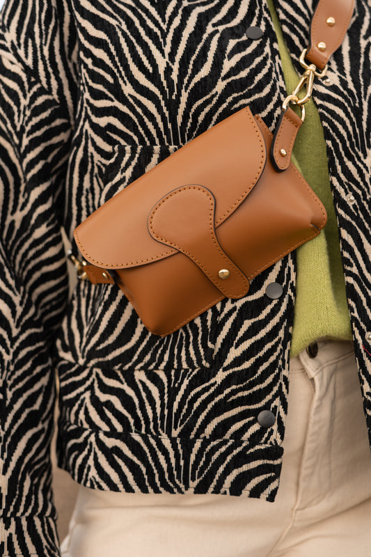 BOLSO DE RIÑÓN MARRÓN