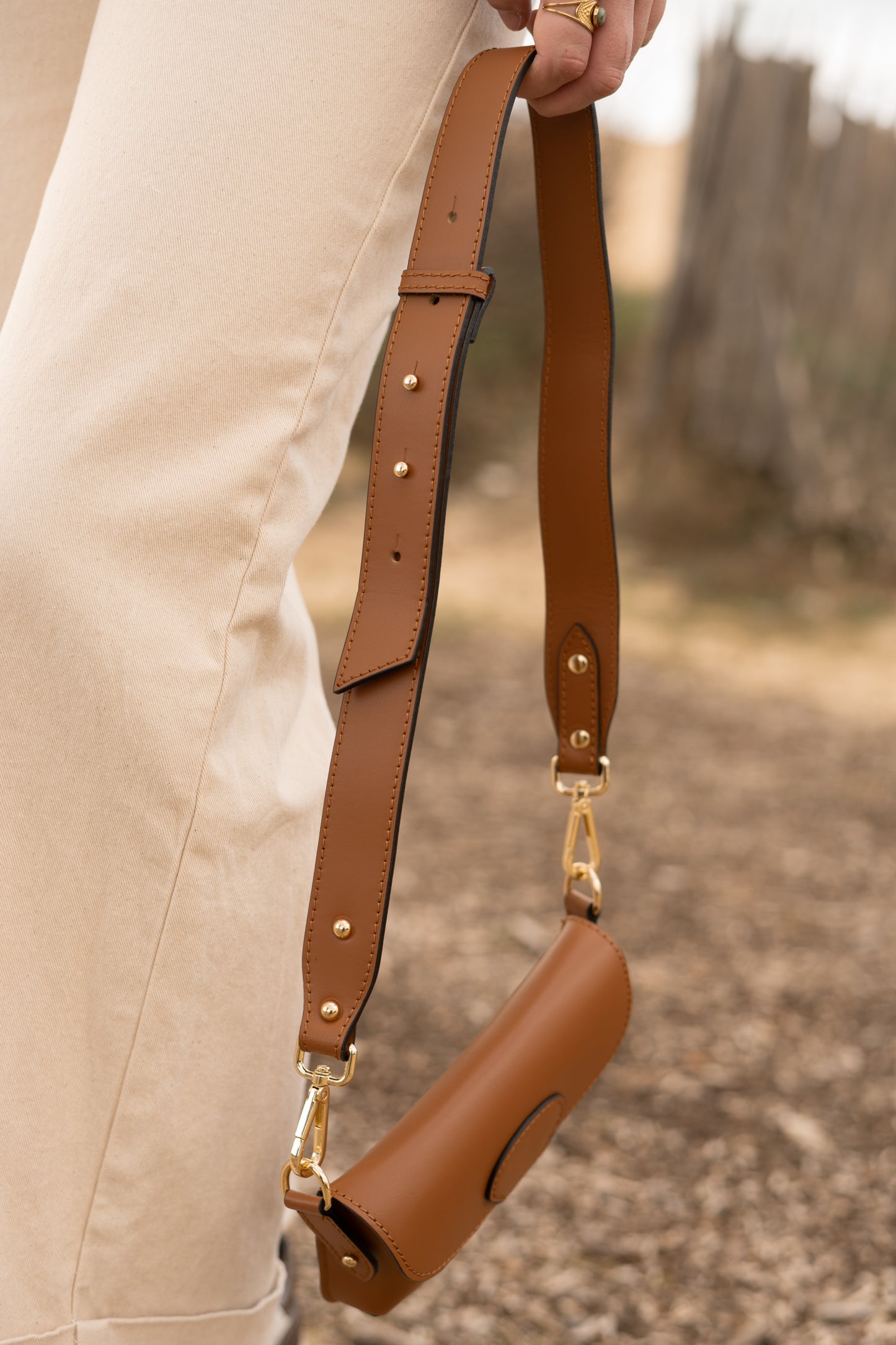 BOLSO DE RIÑÓN MARRÓN