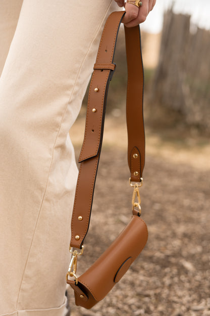 BOLSO DE RIÑÓN MARRÓN