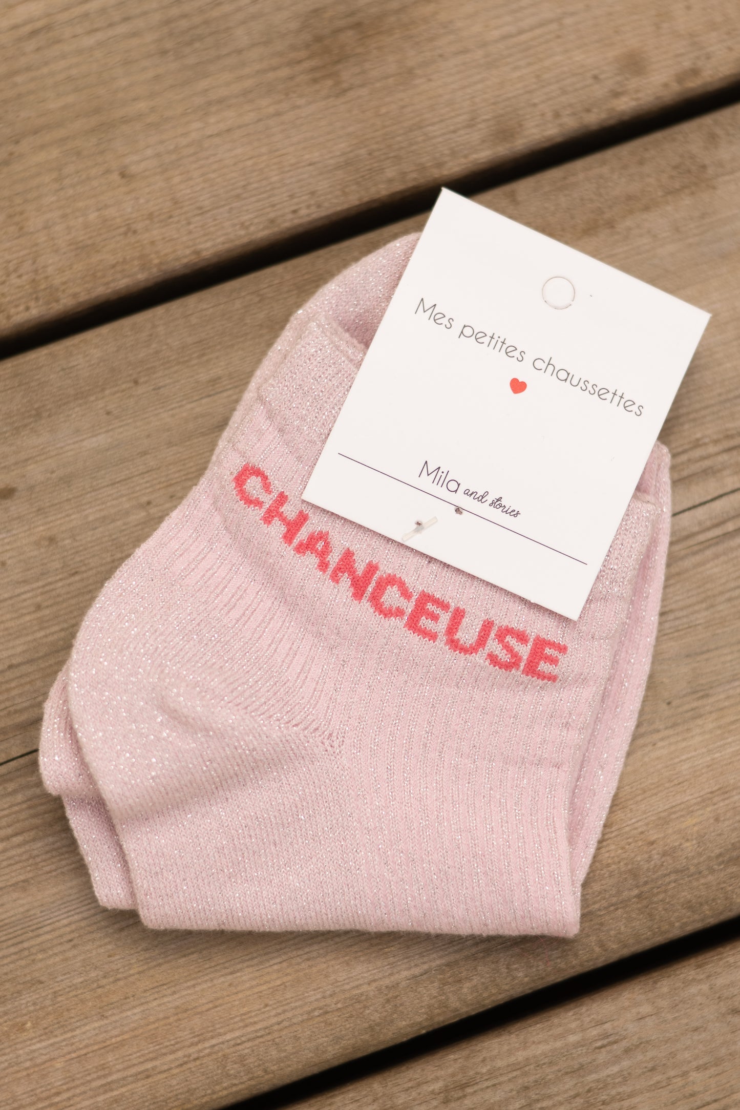 LUCKY SEQUIN SOCKS
