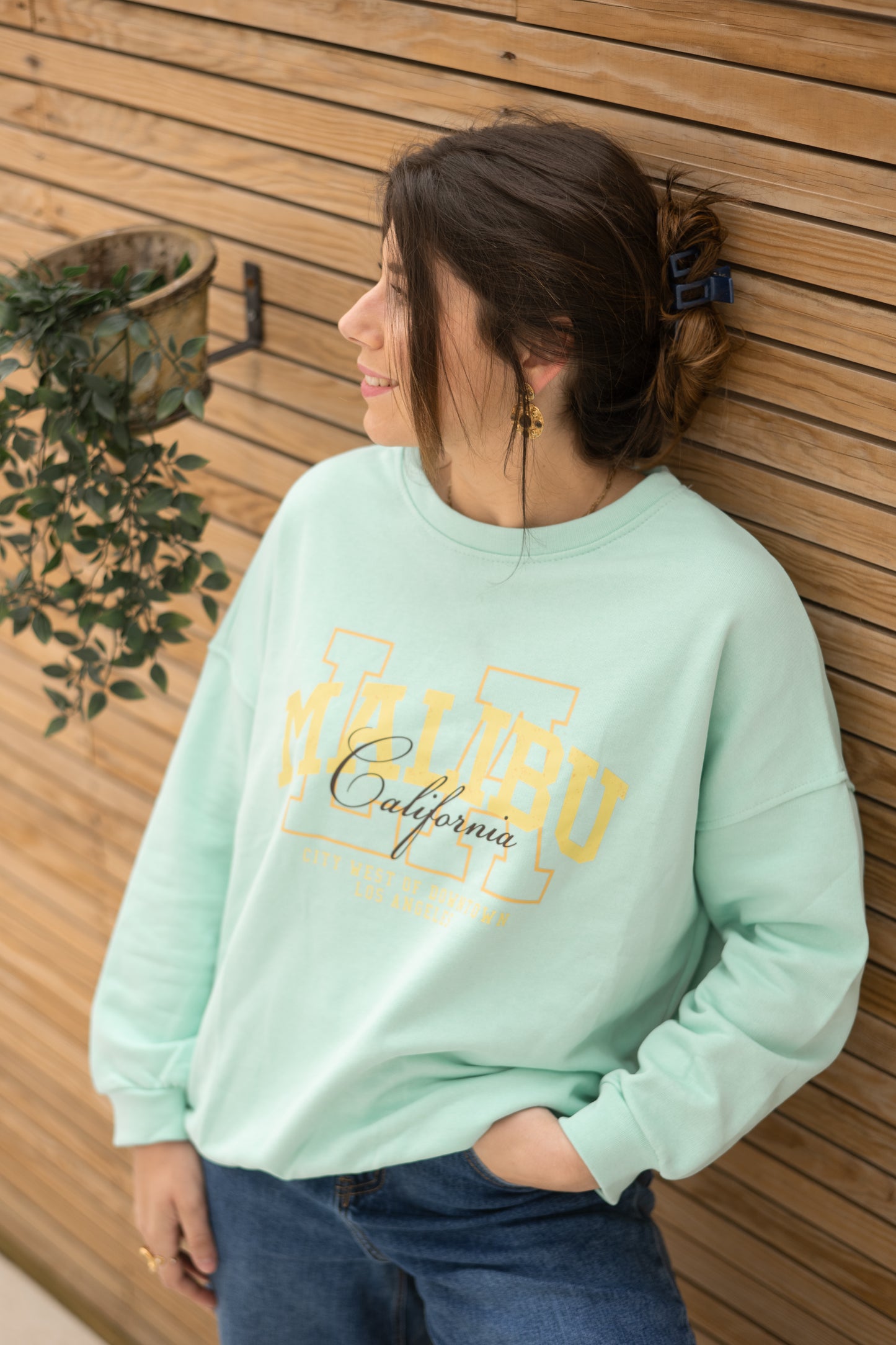 SWEAT MALIBU TURQUOISE