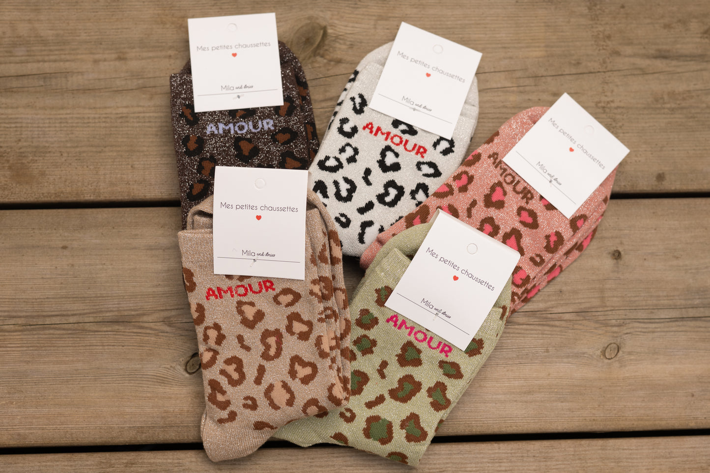 CALCETINES CON LENTEJUELAS DE AMOR