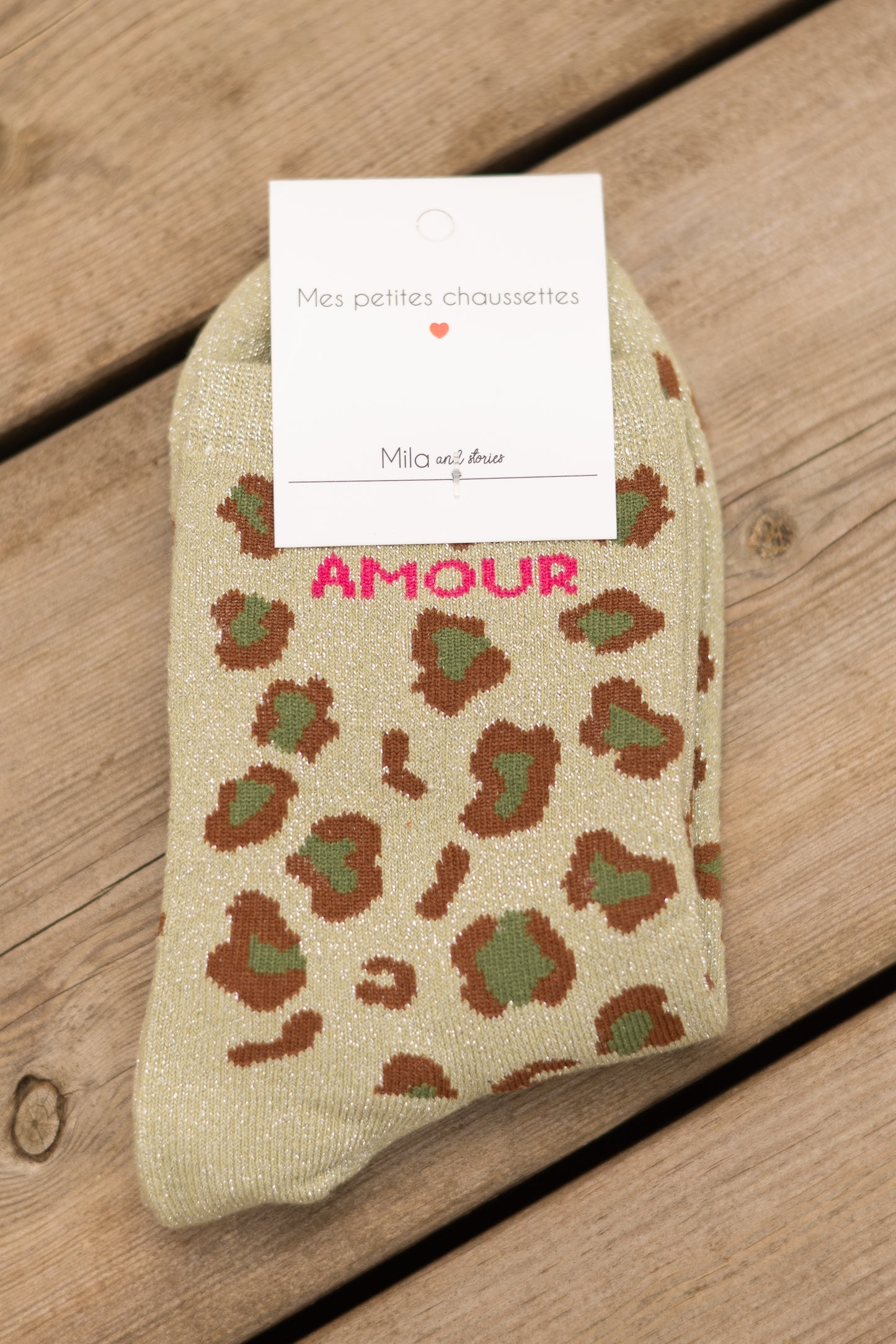 CALCETINES CON LENTEJUELAS DE AMOR