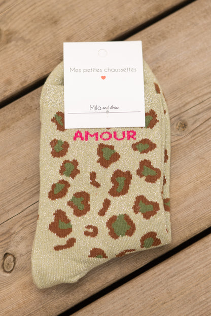 CALCETINES CON LENTEJUELAS DE AMOR