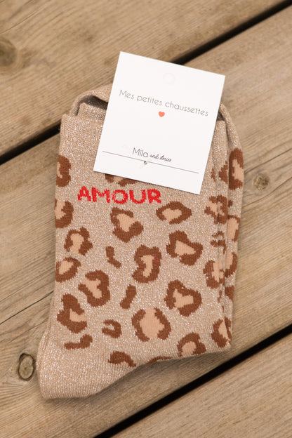 CALCETINES CON LENTEJUELAS DE AMOR