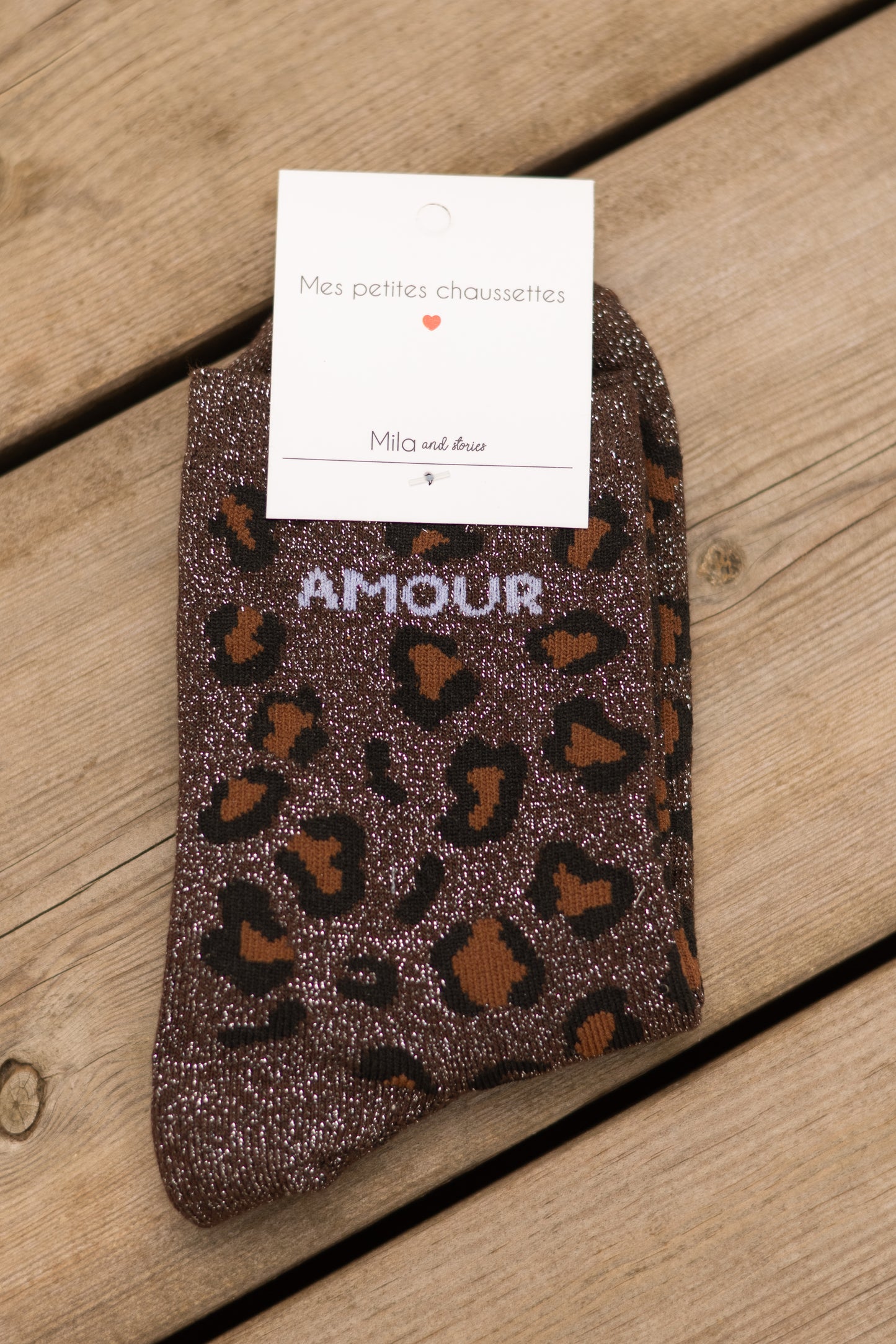 CALCETINES CON LENTEJUELAS DE AMOR