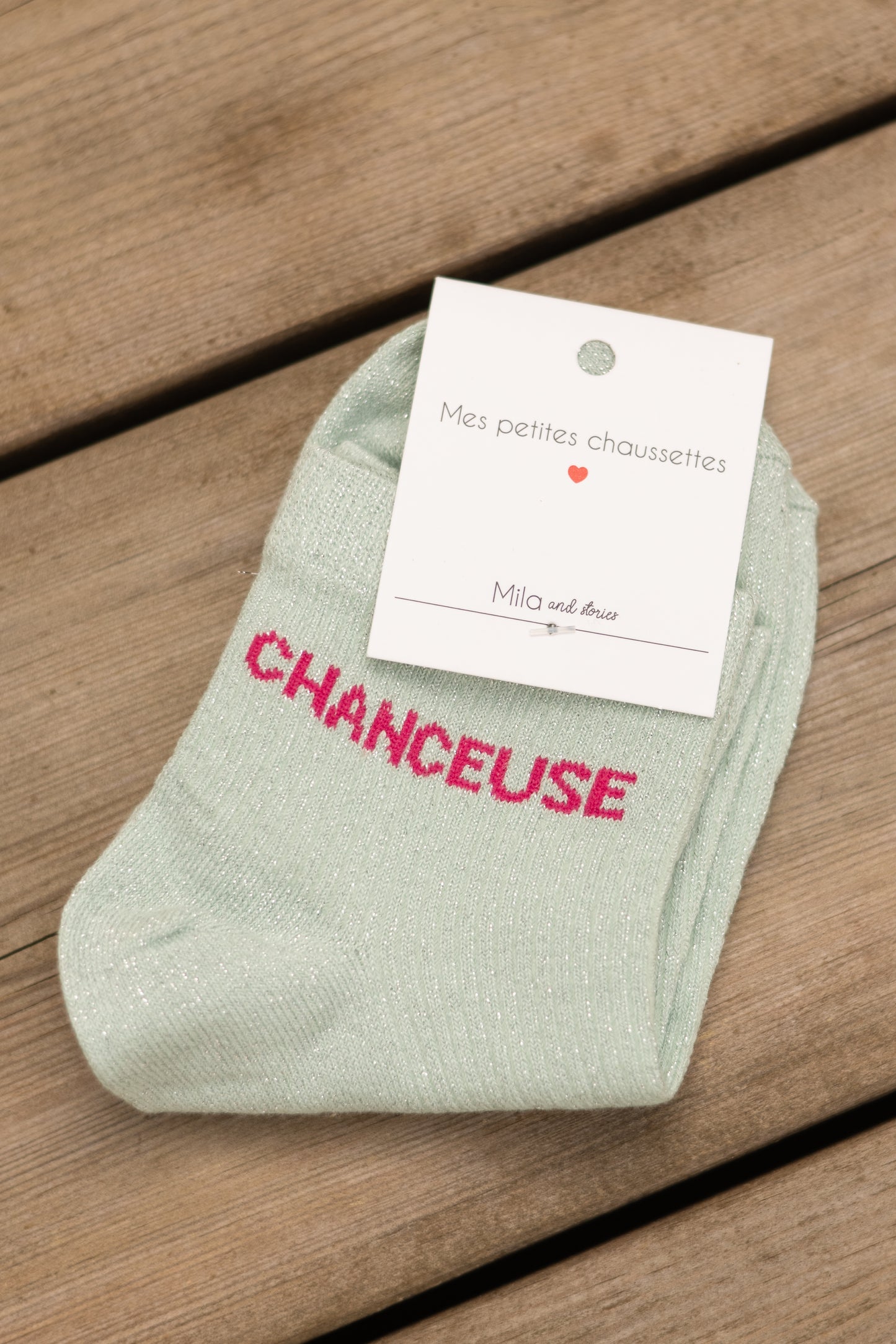 LUCKY SEQUIN SOCKS