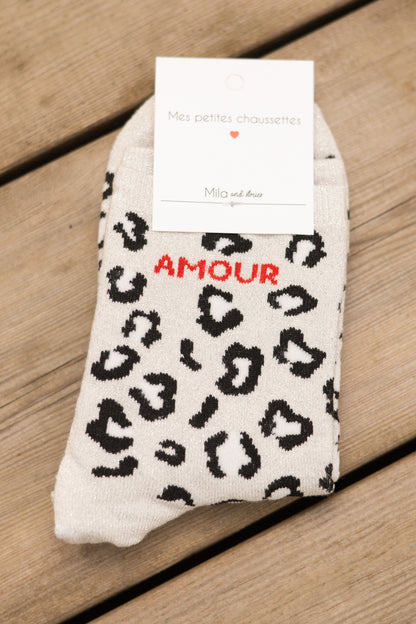 CALCETINES CON LENTEJUELAS DE AMOR